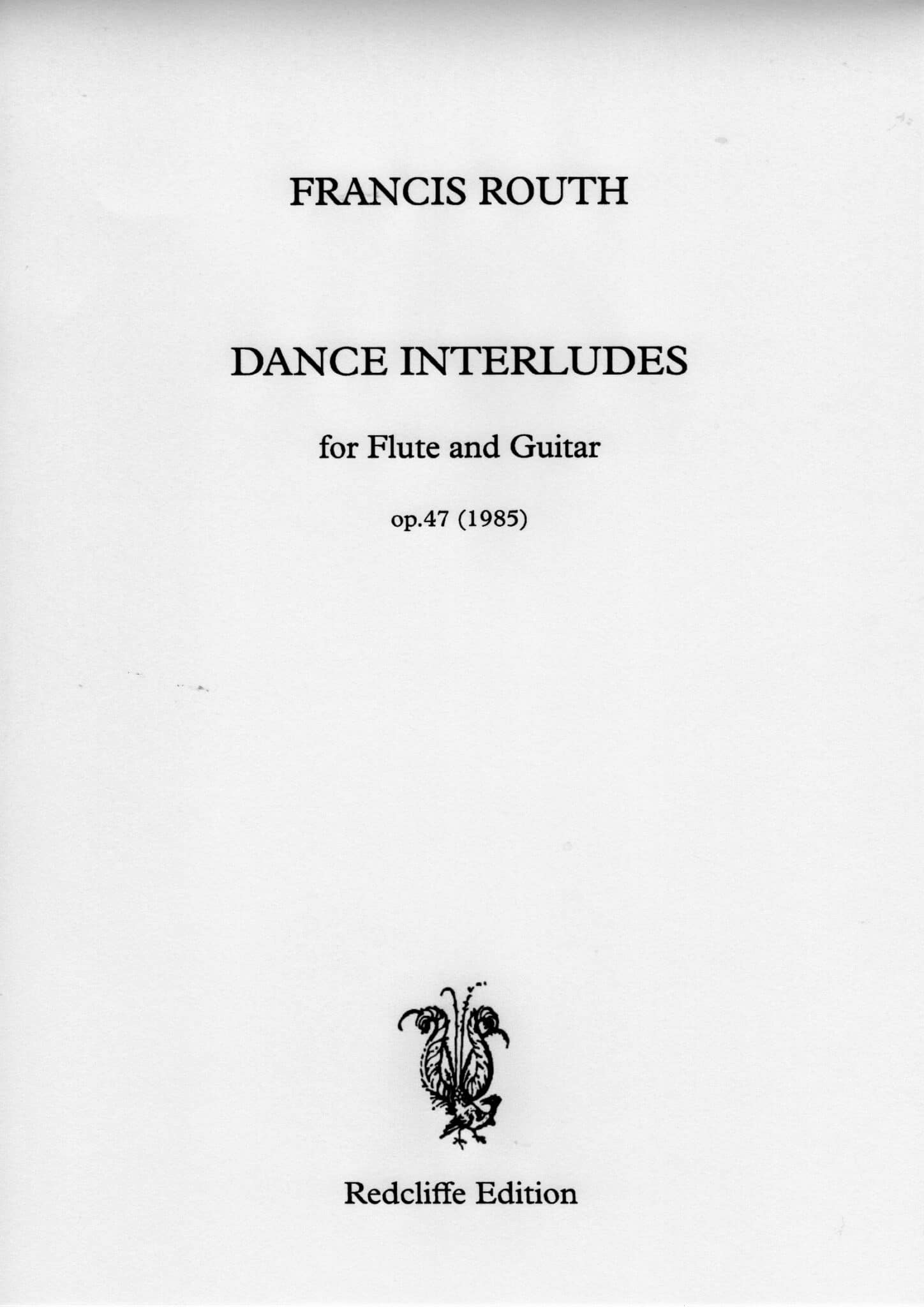 Musical Interlude Text Francis Routh Dance Interludes